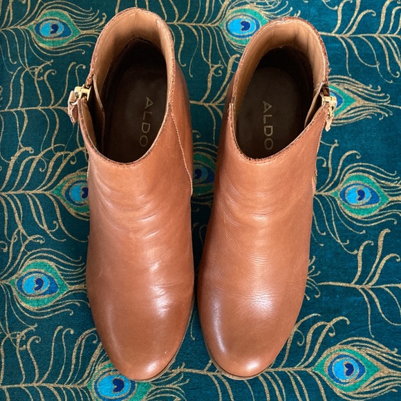 Aldo Naedia Ankle Boots (Cognac) - Picture 2 of 7